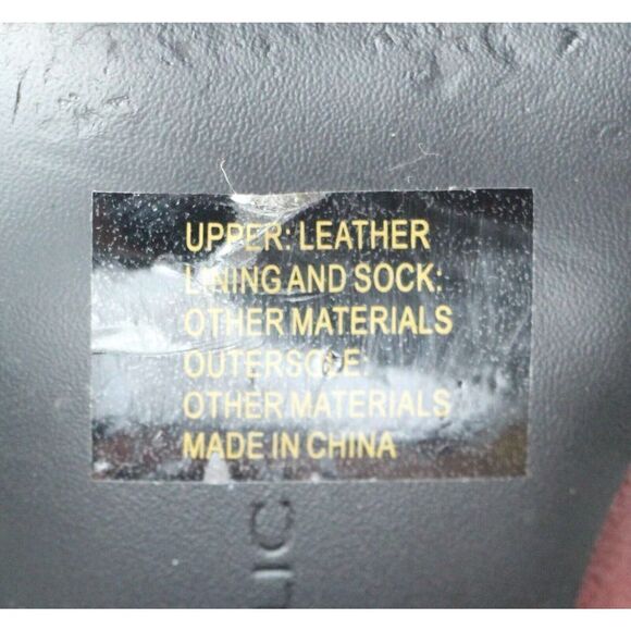 Banana Republic BURGUNDY GENUINE LEATHER OPEN TOE HIGH HEEL SHOES Sz 6.5M - Picture 11 of 11